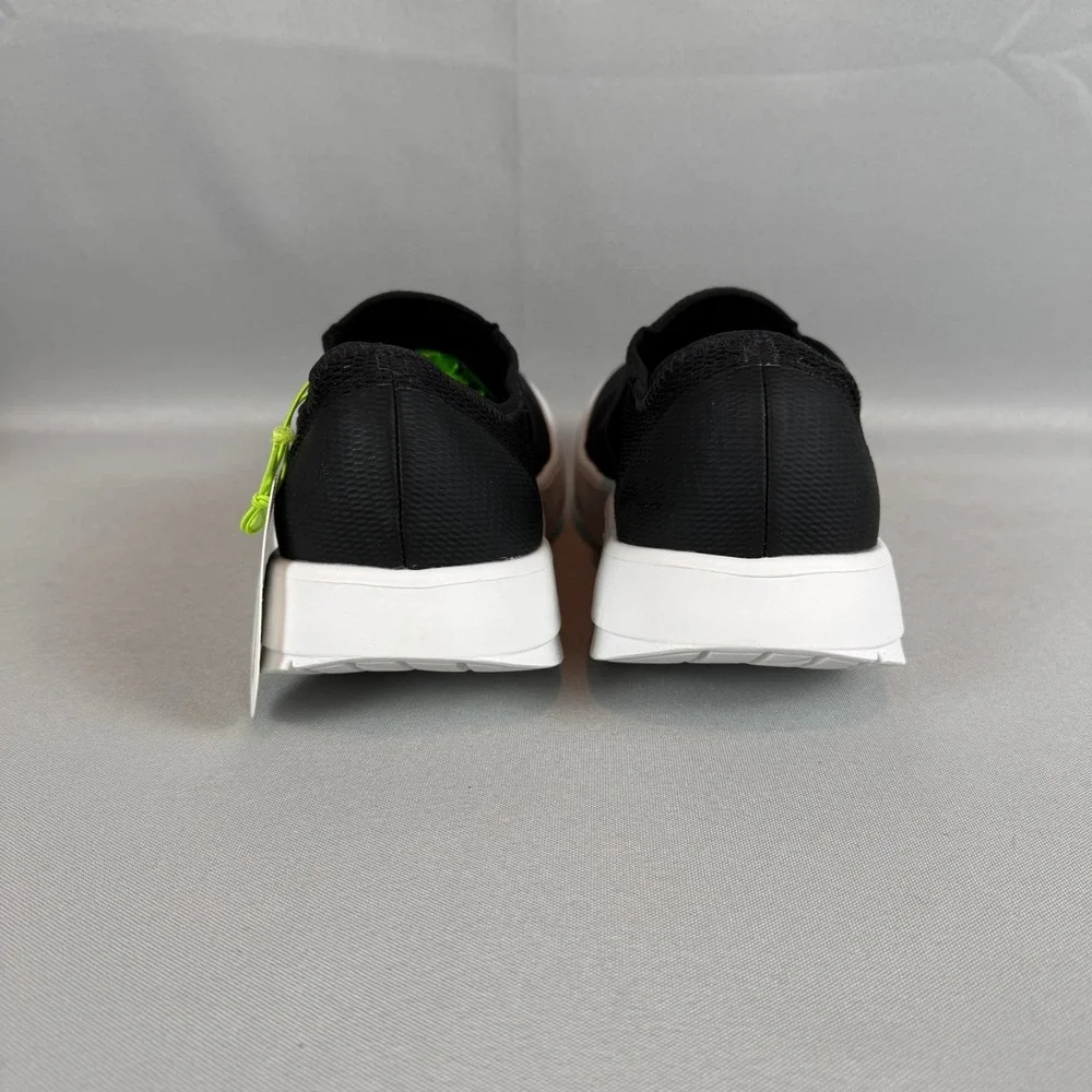 Oofos OOmg Low Mesh Sport Recovery Sneakers Mens 8 Black White Slip-On Light NIB